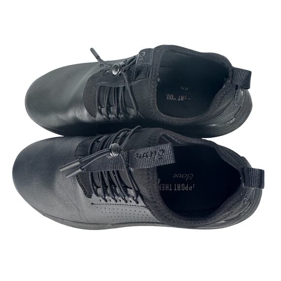 Clove We Support You Nursing‎ Shoes Unisex W8.5/M7 Black Water Resistant Lace Up main image 8